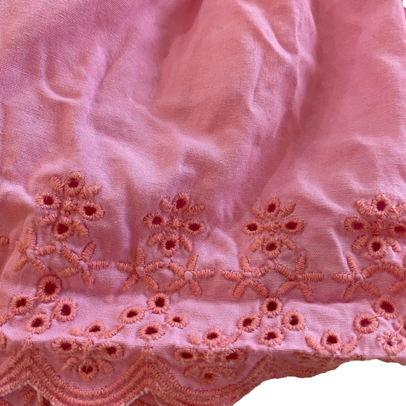 Joe Fresh Dress and bloomers 3-6 months pink eyelet - Picture 6 of 8